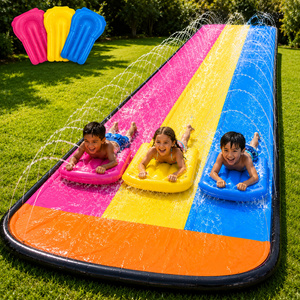 Three-Lane Inflatable Water Slide — Style 2
