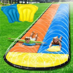 Two-Lane Inflatable Water Slide