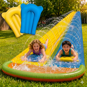 Two-Lane Inflatable Water Slide — Style 3