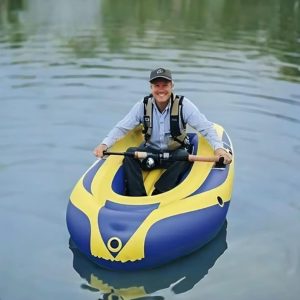 Yellow Inflatable Kayak — 230 cm