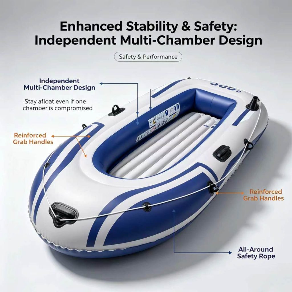 Blue Inflatable Kayak