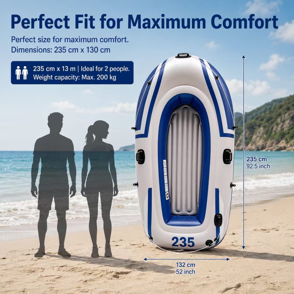 Blue Inflatable Kayak