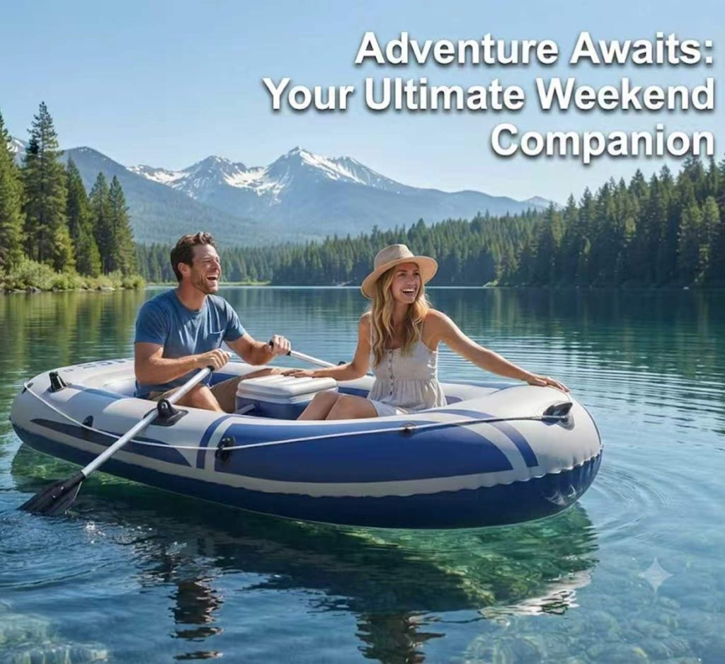 Blue Inflatable Kayak