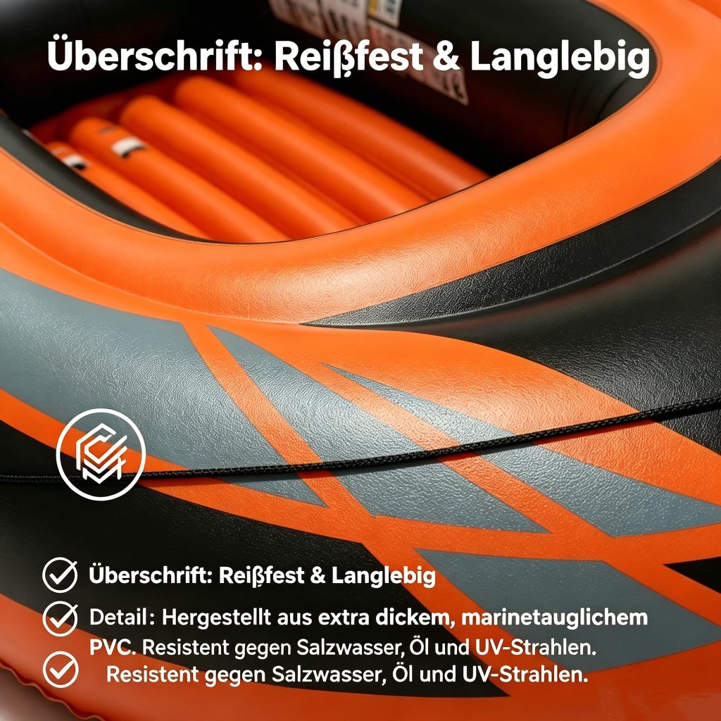 Orange Inflatable Kayak
