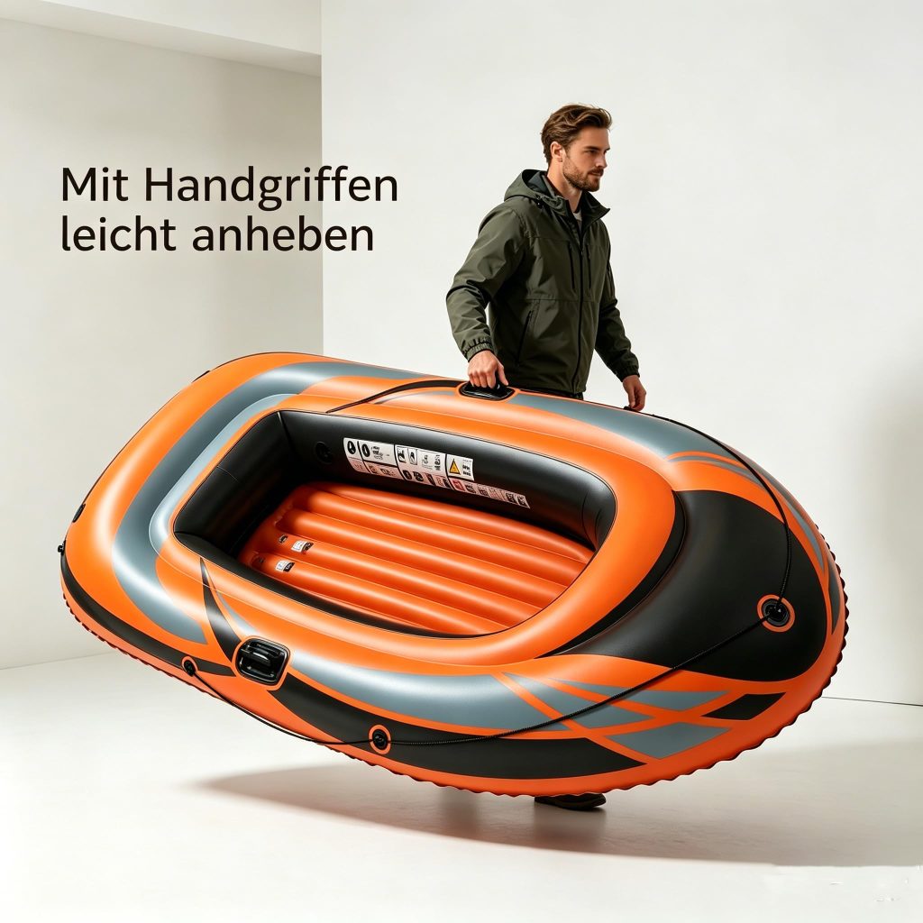 Orange Inflatable Kayak