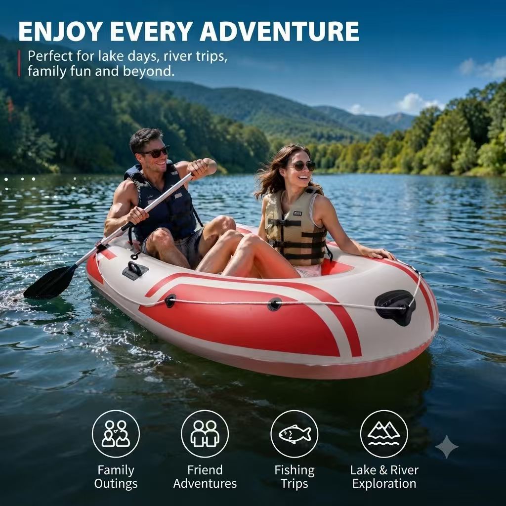 Red Inflatable Kayak