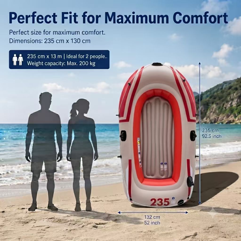 Red Inflatable Kayak