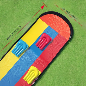 Three-Lane Inflatable Water Slide — Style 3