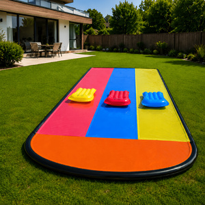 Three-Lane Inflatable Water Slide — Style 3