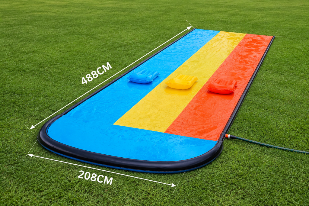 Three-Lane Inflatable Water Slide — Style 5
