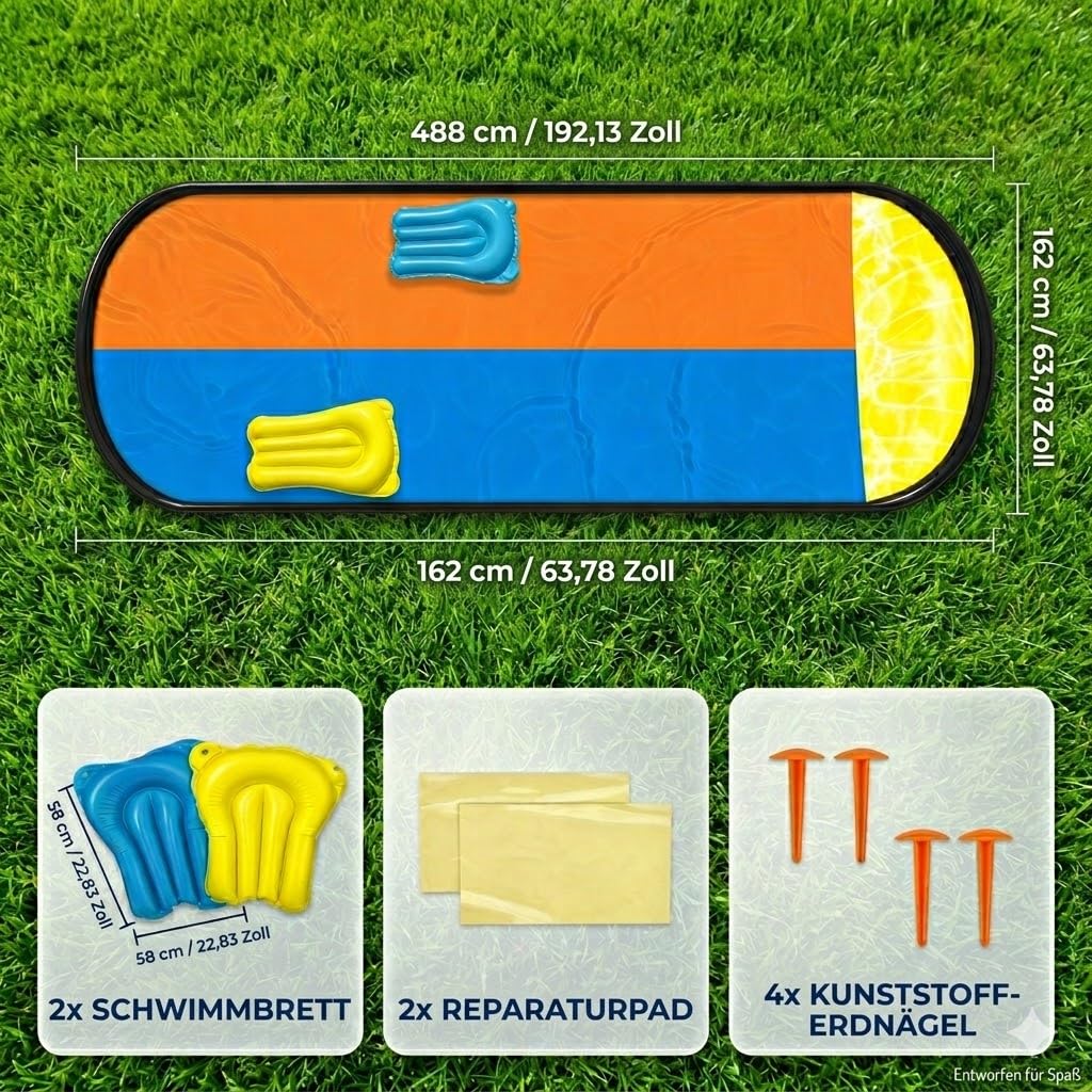 Two-Lane Inflatable Water Slide — image 2