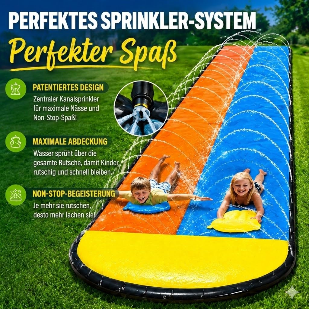 Two-Lane Inflatable Water Slide — image 3
