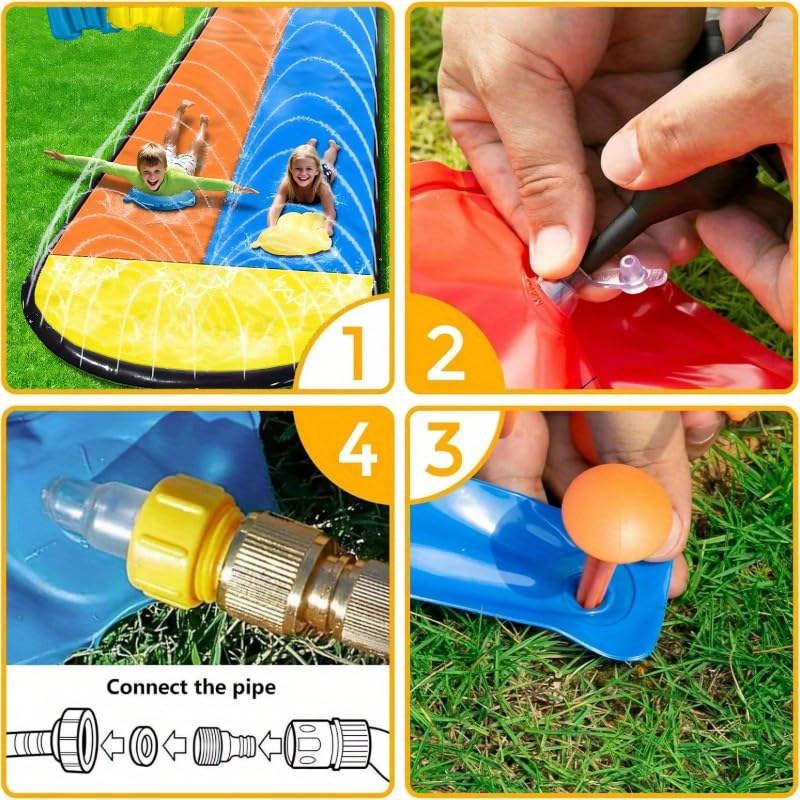 Two-Lane Inflatable Water Slide — image 4