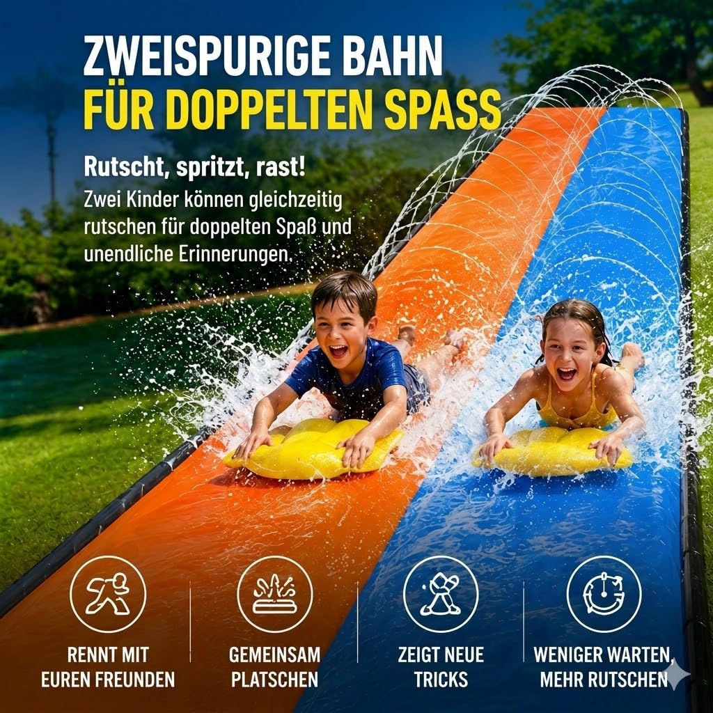 Two-Lane Inflatable Water Slide — image 7