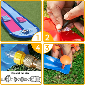Two-Lane Inflatable Water Slide — Style 2