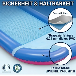 Two-Lane Inflatable Water Slide — Style 2