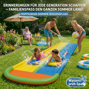 Two-Lane Inflatable Water Slide — Style 3