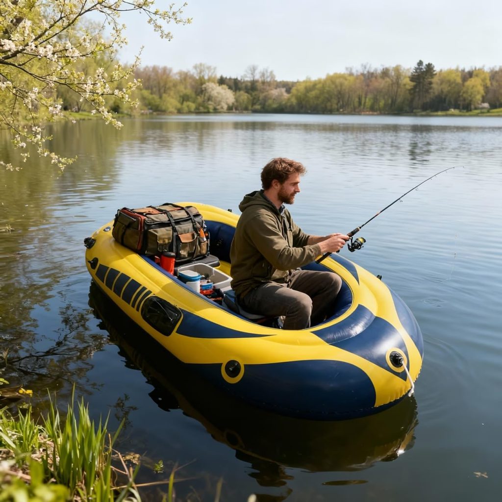 Yellow Inflatable Kayak