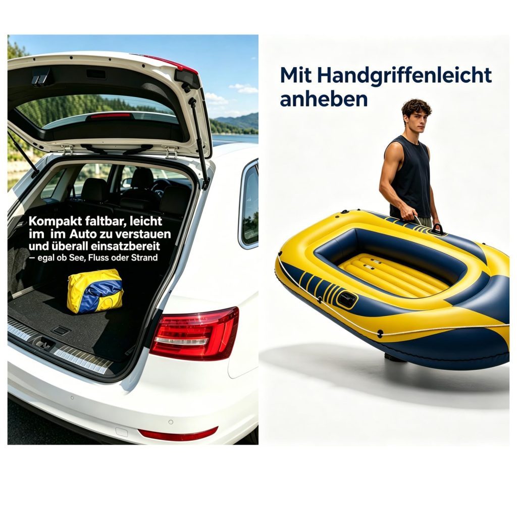 Yellow Inflatable Kayak