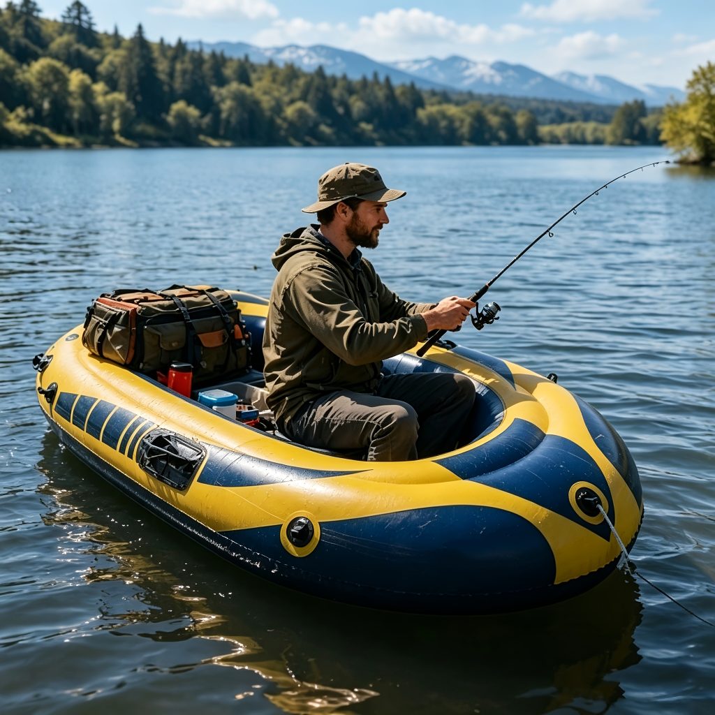 Yellow Inflatable Kayak — 200 cm